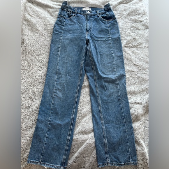 Abercrombie 90s straight ultra high-rise jeans - Picture 3 of 4